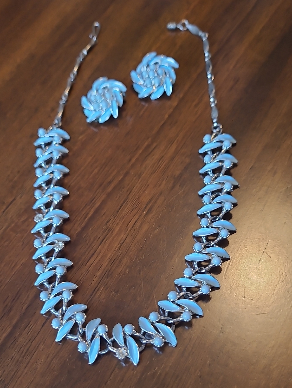 Vintage Blue Enamel Set